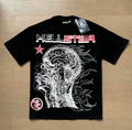 Cheap jerseys New Trendy H Hell Star Series Printed Double Yarn Pure Cotton Casual Unisex Summer Loose Short-Sleeve T-Shirt