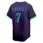 Crovyie A.Diamondbacks #7 Corbin Carroll Purple 2025 City Connect Limited Player Stitched Personalized Jerseys
