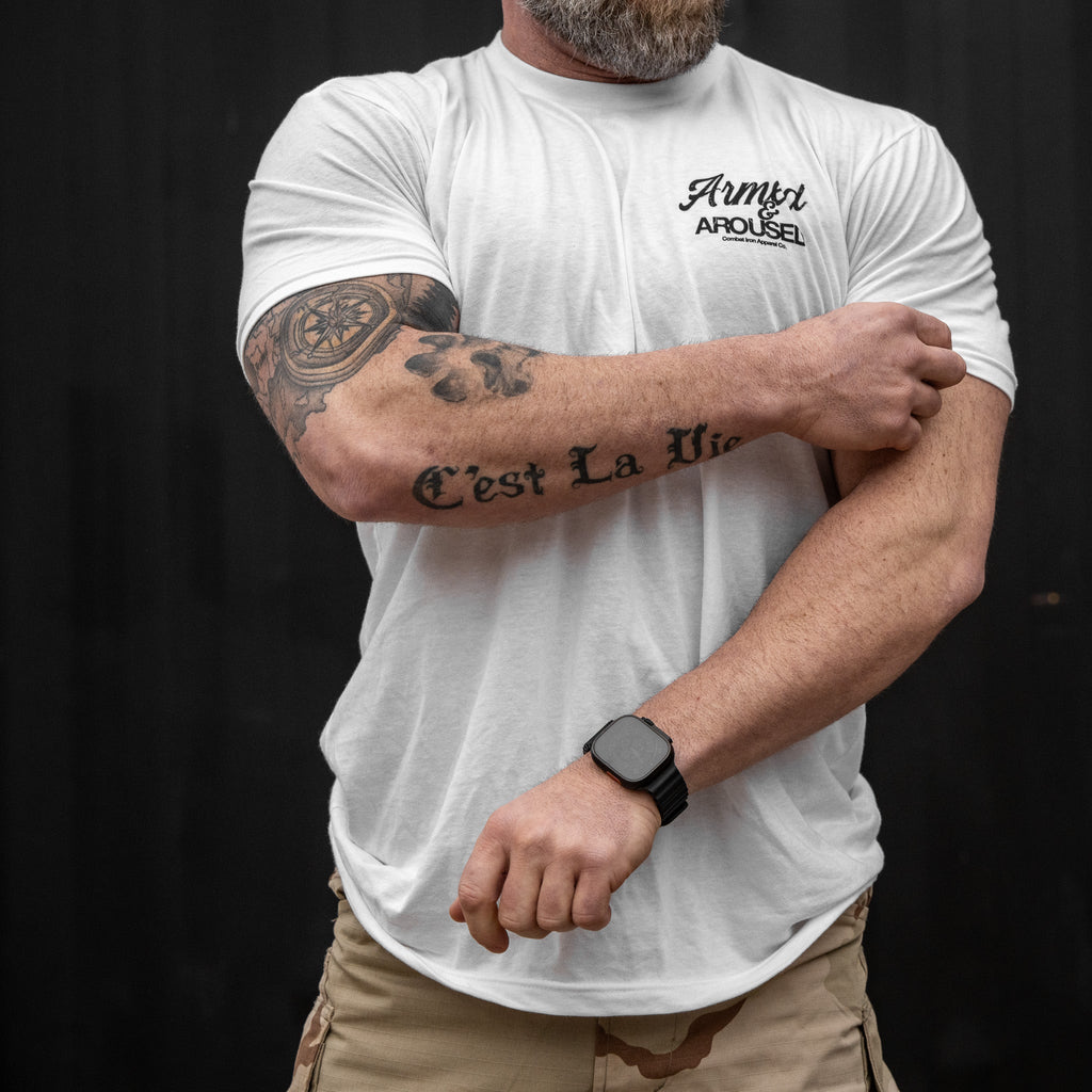 Armed and Aroused  Men's T-Shirt