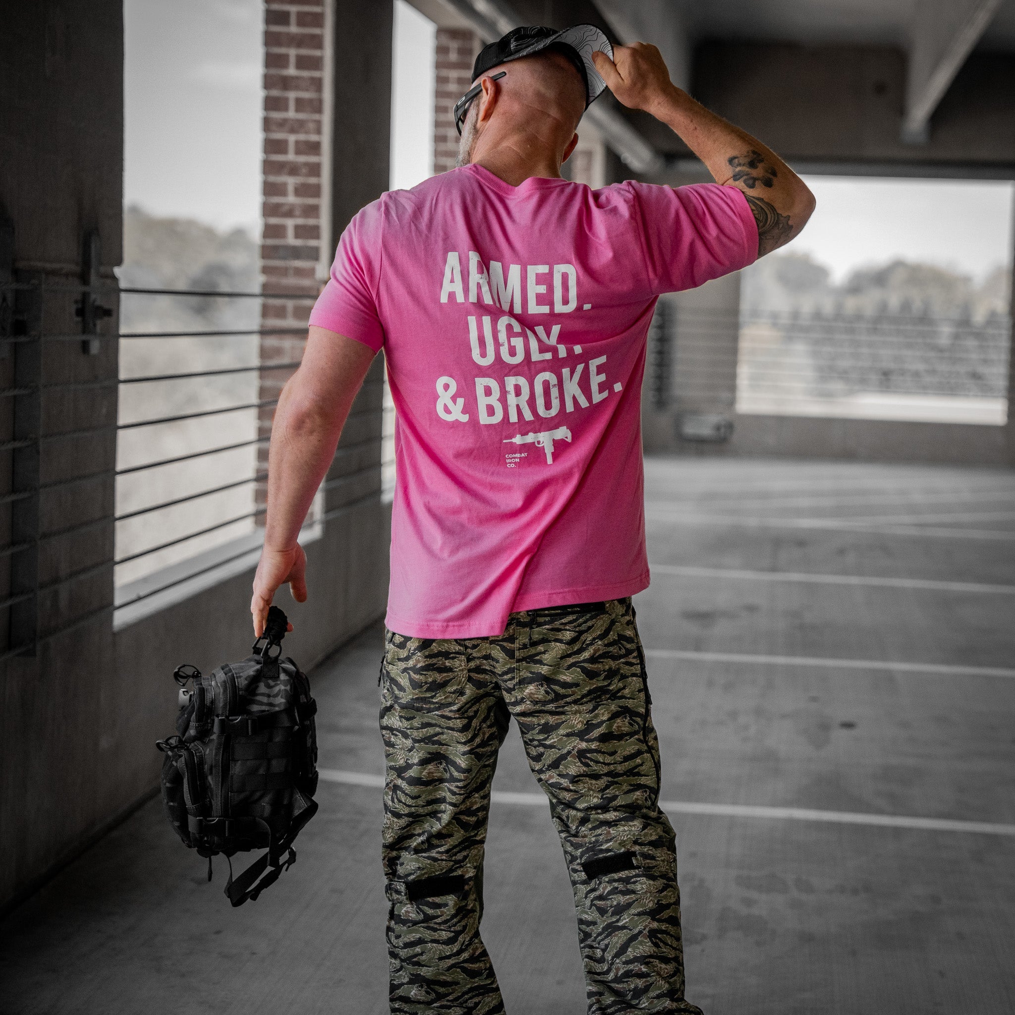 Armed. Ugly. & Broke. Men's T-Shirt