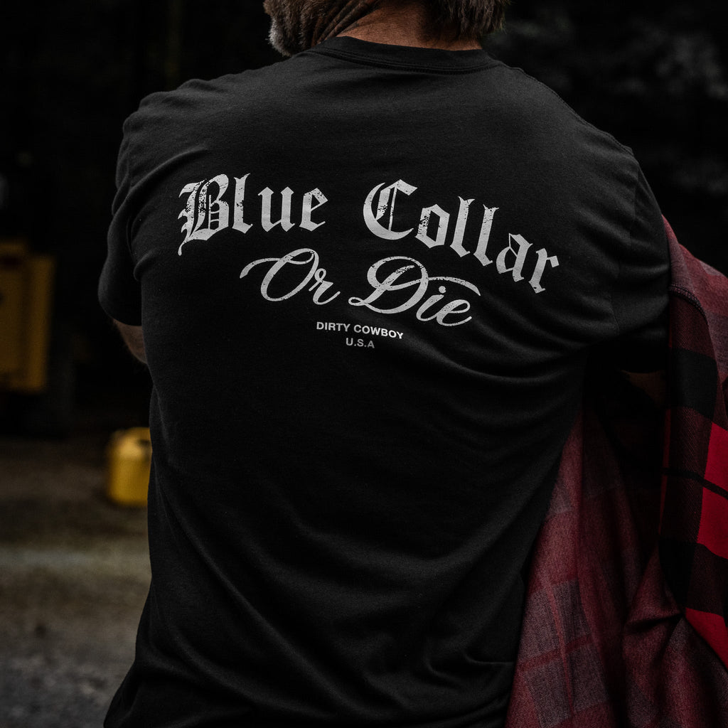 Blue Collar Or Die Men's T-Shirt