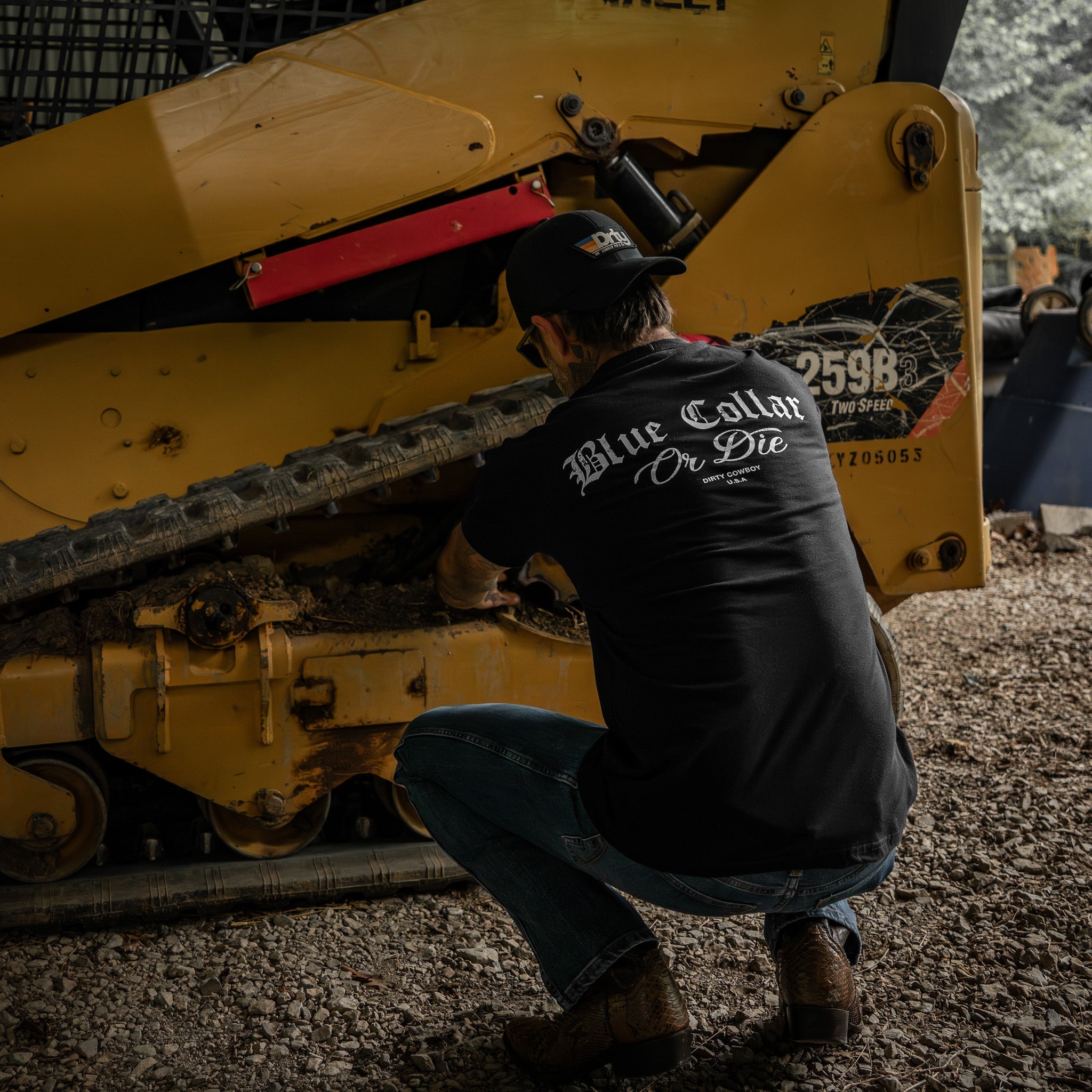 Blue Collar Or Die Men's T-Shirt