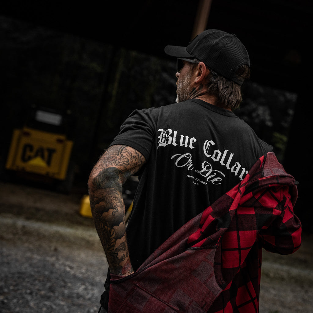 Blue Collar Or Die Men's T-Shirt