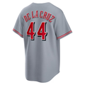RONEY C.Reds #44 Elly De La Cruz Gray Road Replica Stitched Jersey