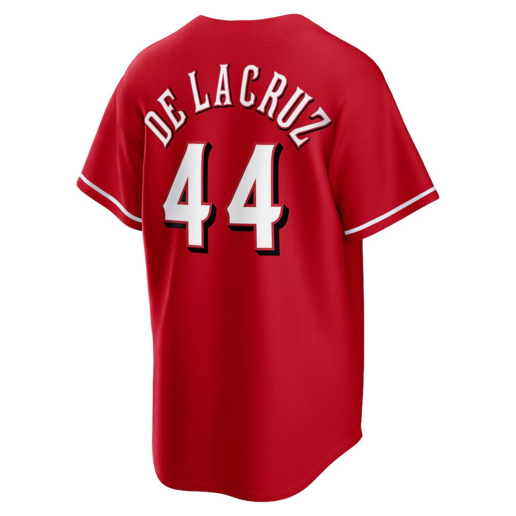 RONEY C.Reds #44 Elly De La Cruz Red Alternate Replica Stitched Jersey