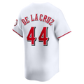 RONEY C.Reds #44 Elly De La Cruz White Alternate 2 Limited Player Stitched Jersey