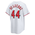 RONEY C.Reds #44 Elly De La Cruz White Alternate 2 Replica Stitched Jersey
