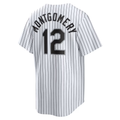 RONEY C.White Sox #12 Colson Montgomery White Home Replica Stitched Jersey