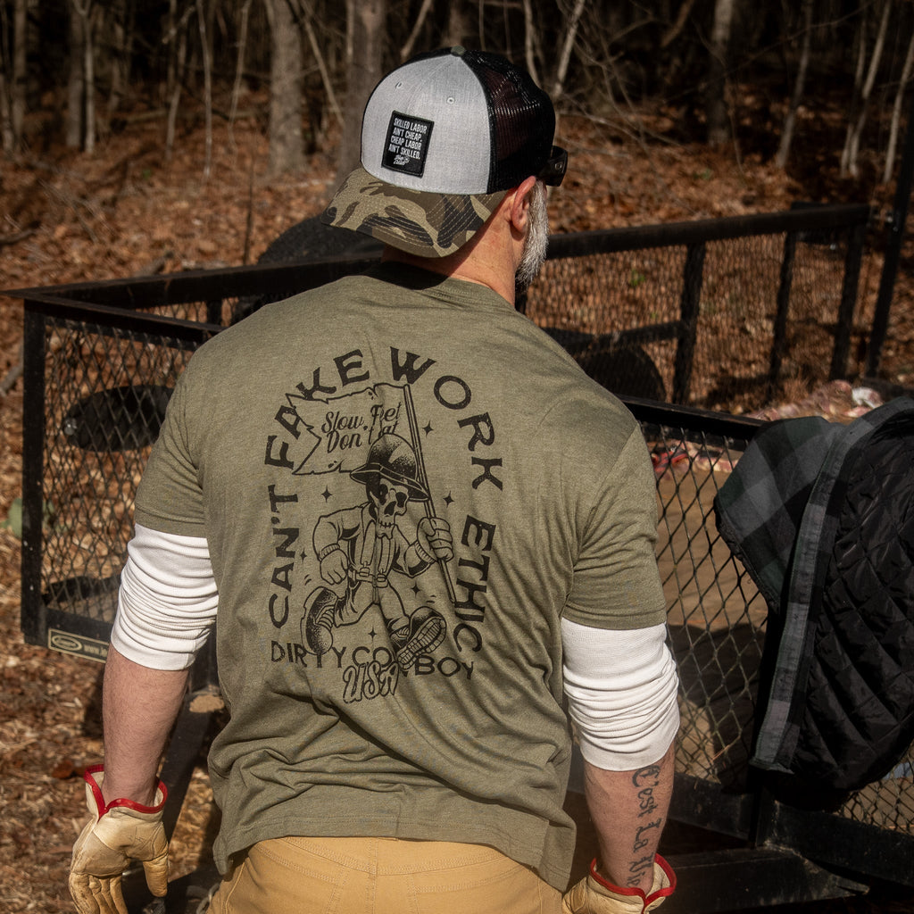 Can't Fake Work Ethic Men's T-Shirt