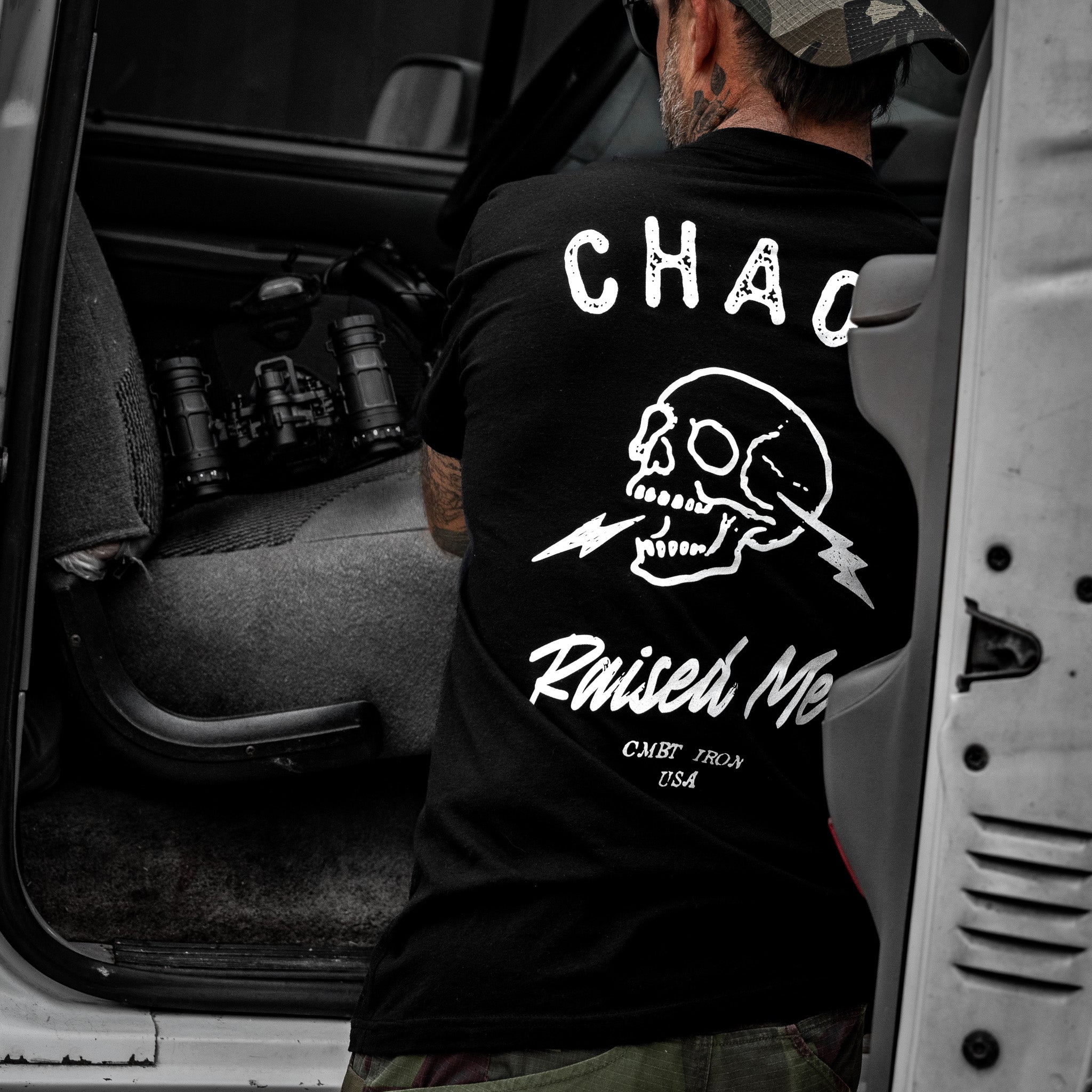 Chaos Raised Me Men's T-Shirt