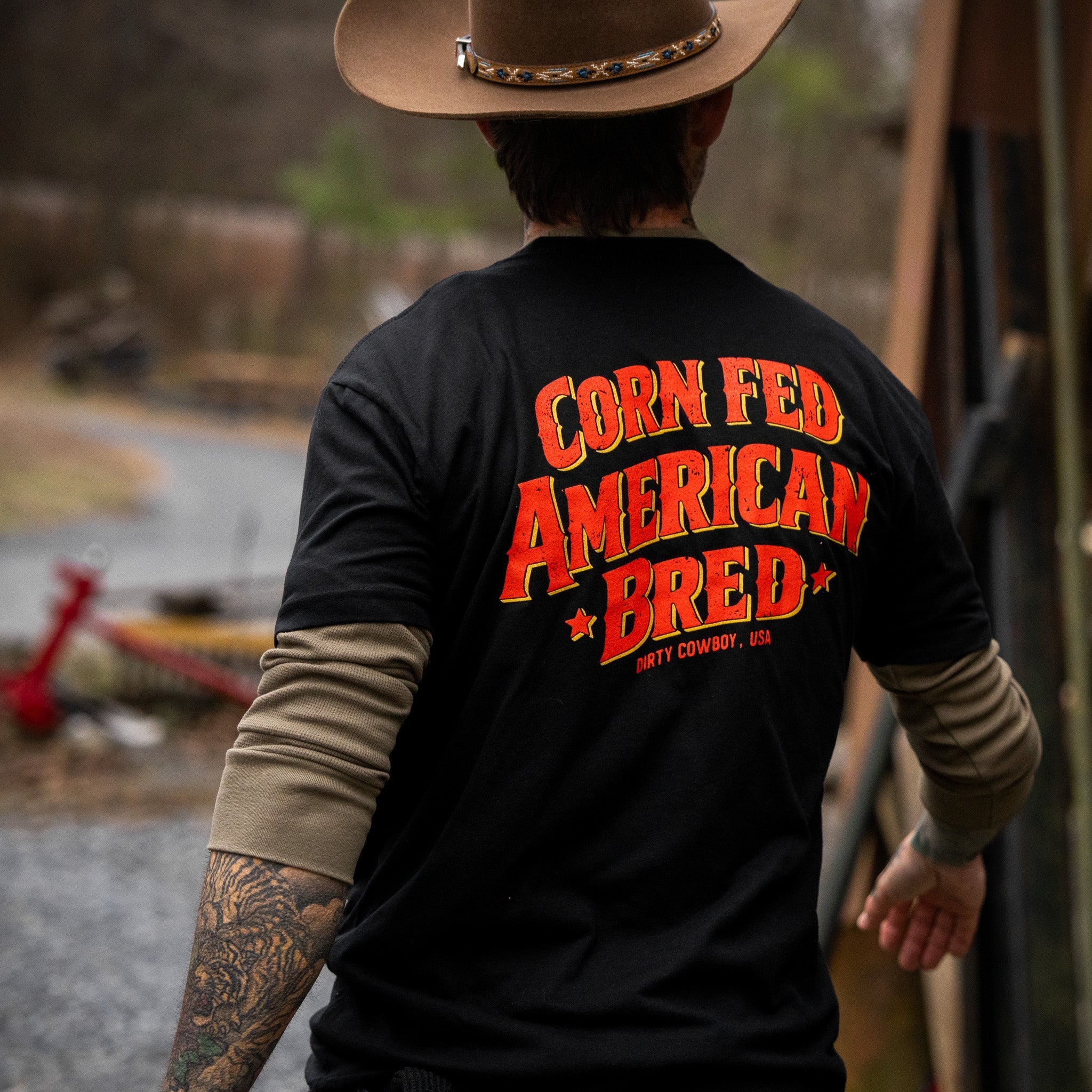 Corn Fed. American Bred Men's T-Shirt