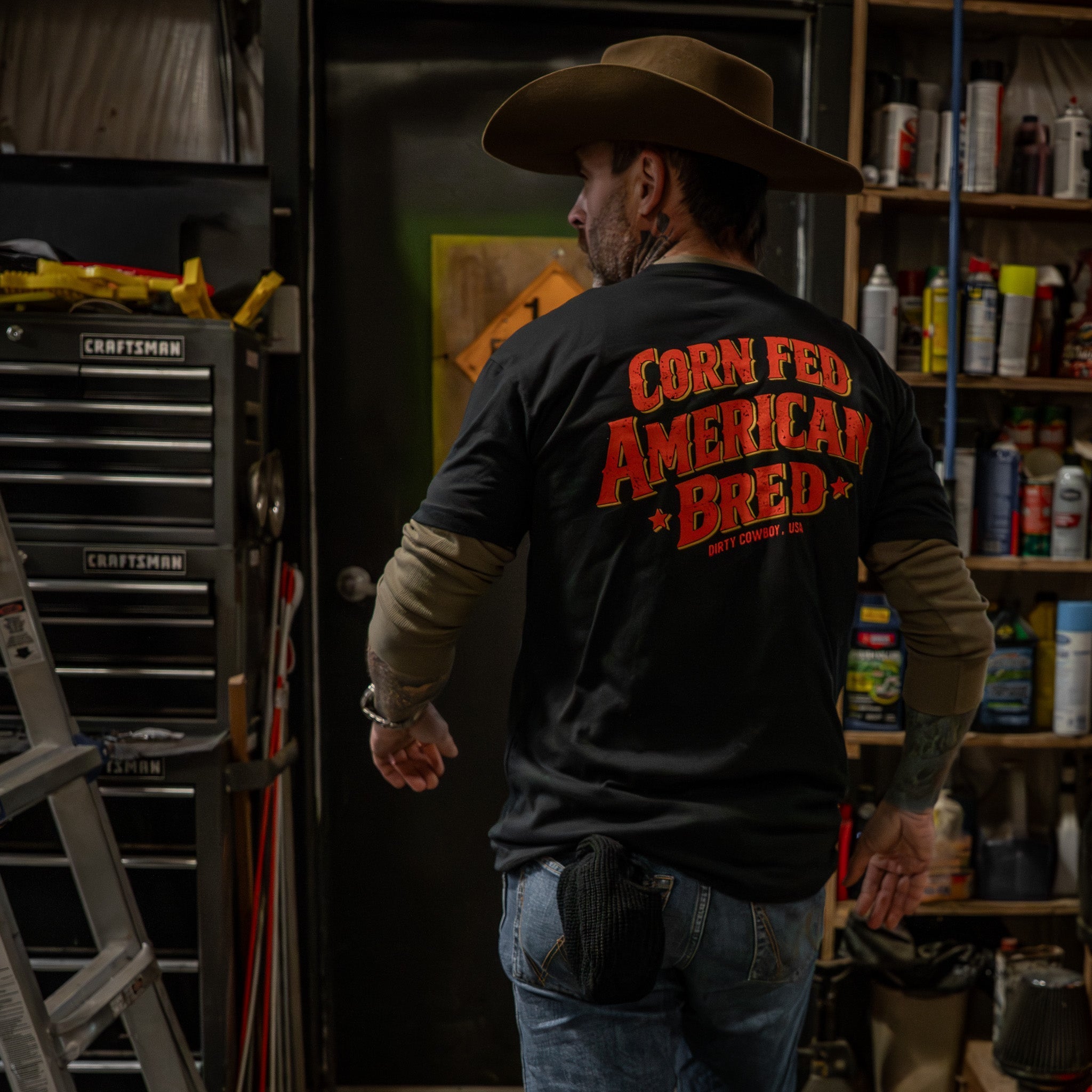 Corn Fed. American Bred Men's T-Shirt