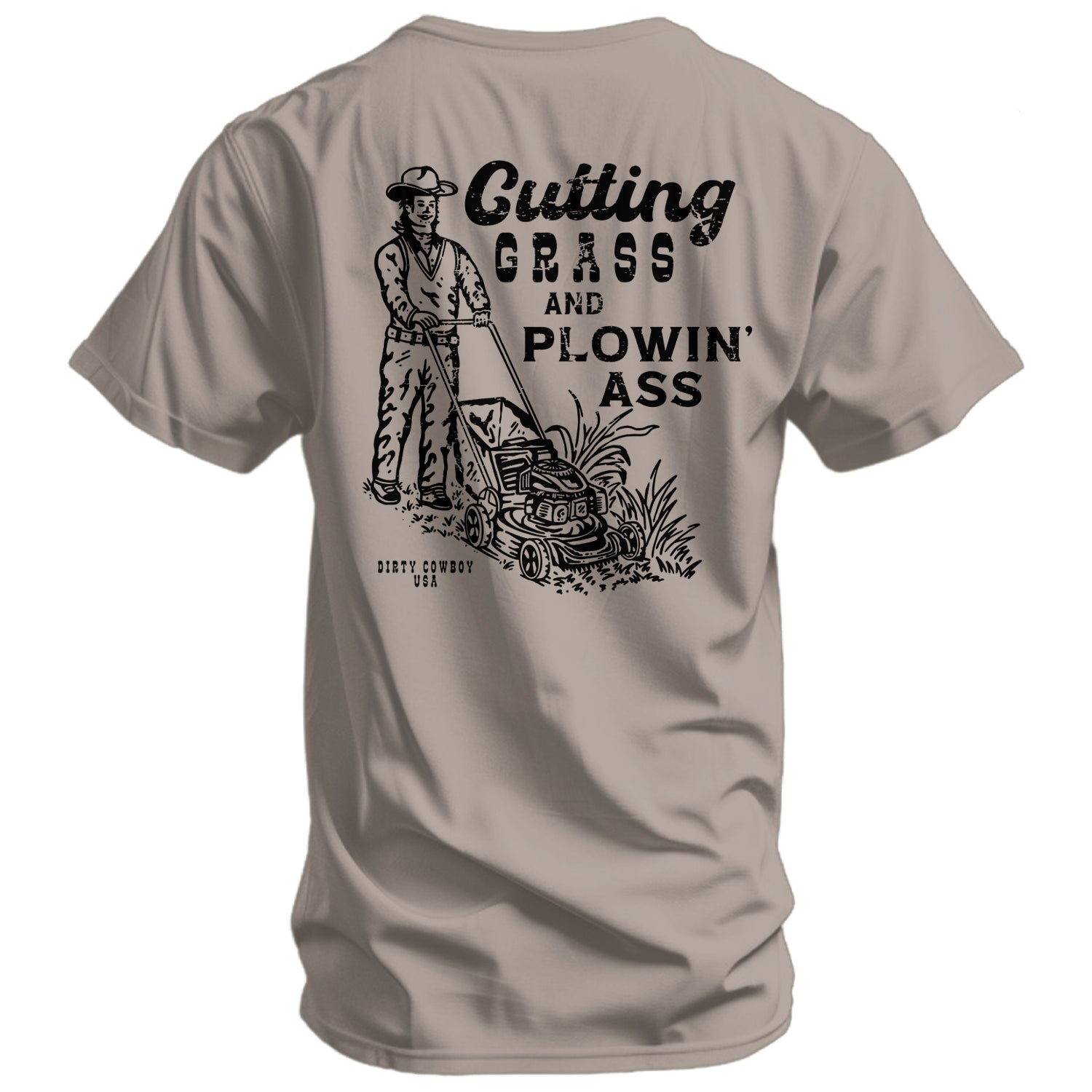 Crovyie cheap jerseys Ordering Cutting Grass & Plowin' Ass Men's T-Shirt