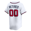 Crovyie Custom A.Braves White Home Limited Pick-A-Player Retired Roster Stitched Personalized Jerseys
