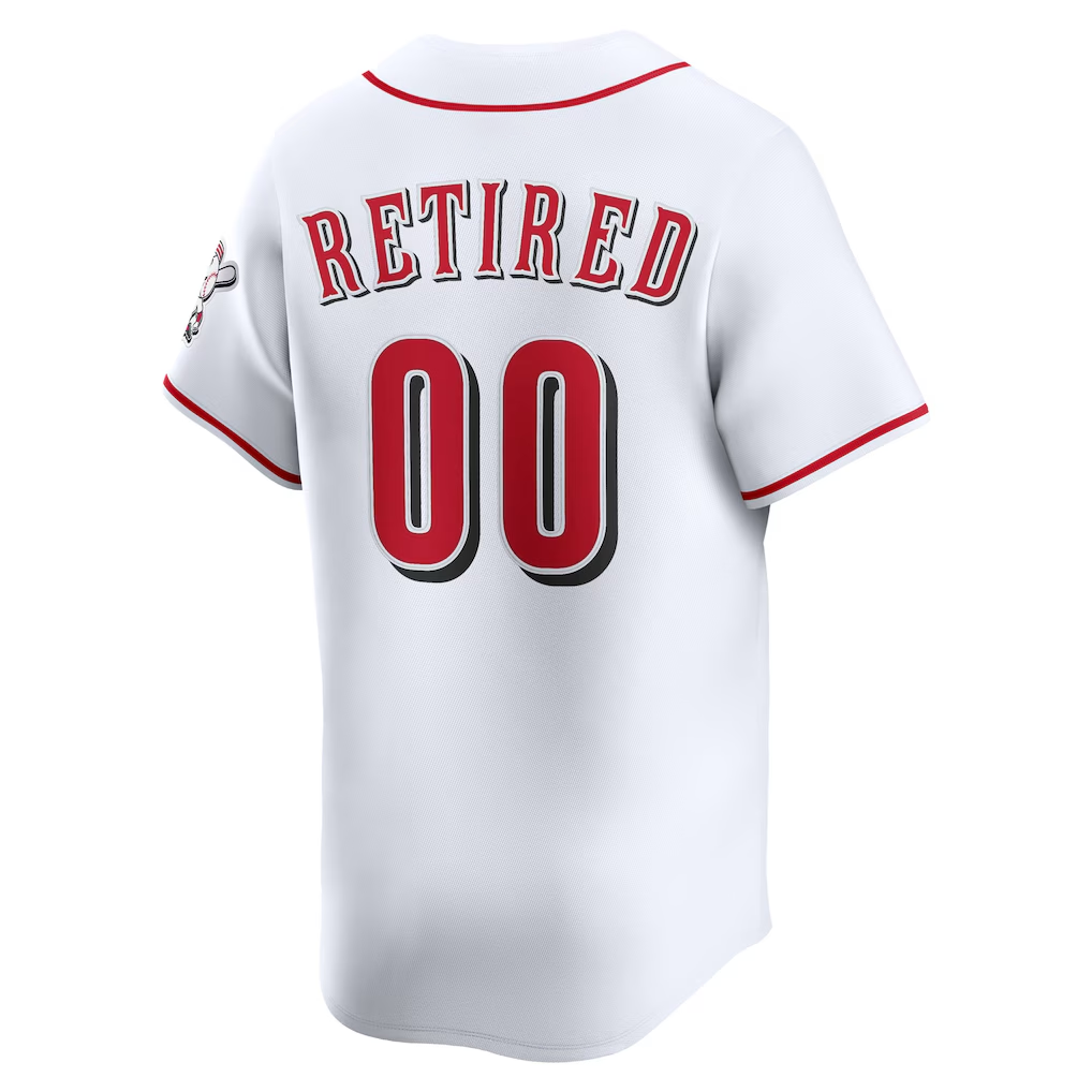 RONEY Custom C.Reds White Home Limited Pick-A-Player Retired Roster Stitched Jersey
