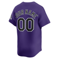RONEY Custom C.Rockies Purple Alternate Limited Stitched Jersey