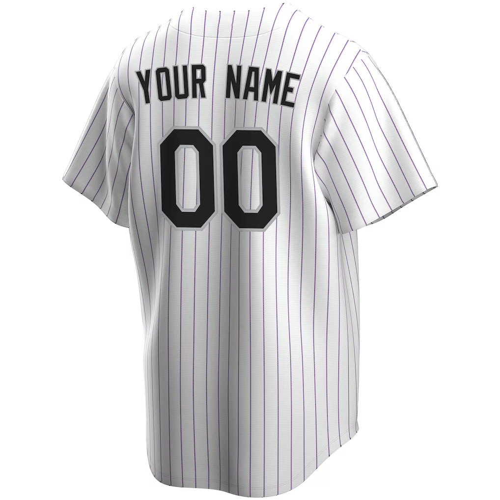 RONEY Custom C.Rockies White Home Limited Pick-A-Player Retired Roster Stitched Jersey