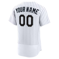 RONEY Custom C.White Sox White Home Authentic Stitched Jersey