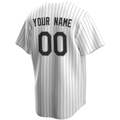 RONEY Custom C.White Sox White Home Replica Stitched Jersey