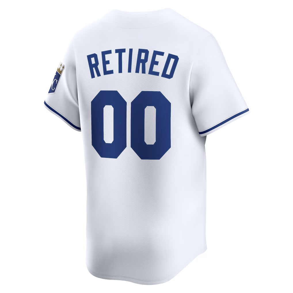 RONEY Custom K.City Royals White Home Limited Pick-A-Player Retired Roster Stitched Jersey