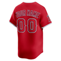 RONEY Custom LA.Angels Red Alternate Limited Stitched Jersey