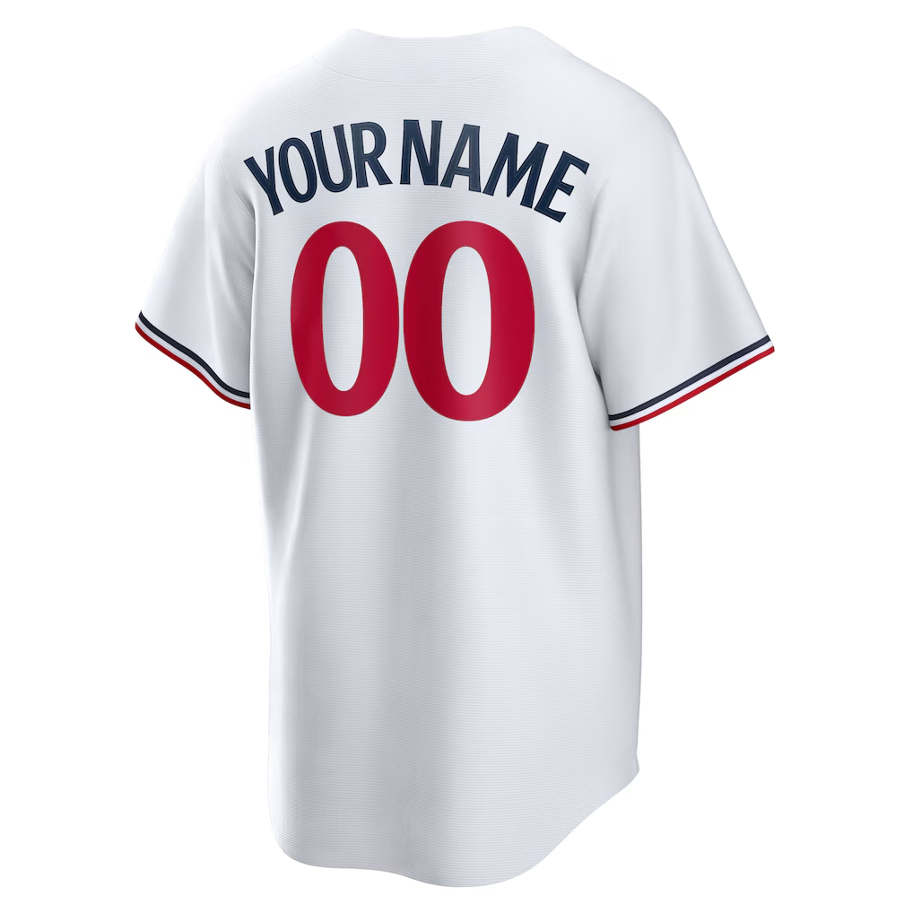 RONEY Custom M.Twins White Home Limited Pick-A-Player Retired Roster Stitched Jersey