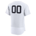 RONEY Custom NY.Yankees White Home Authentic Stitched Jersey