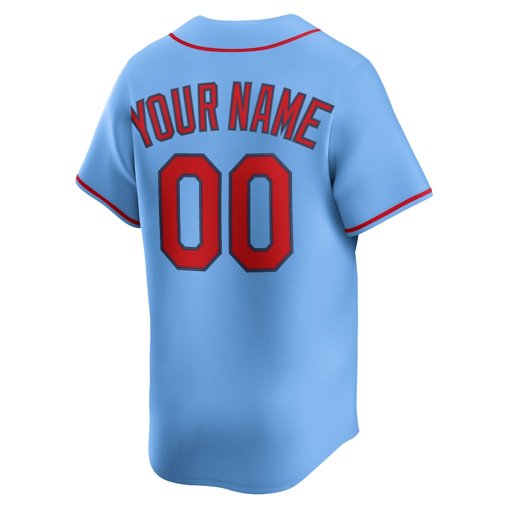 RONEY Custom St.Louis.Cardinals Light Blue Alternate Limited Stitched Jersey