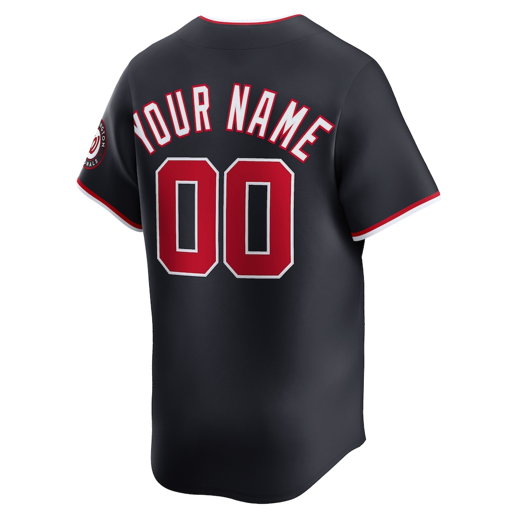 RONEY Custom W.Nationals Navy Alternate Limited Stitched Jersey