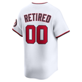 RONEY Custom W.Nationals White Home Limited Pick-A-Player Retired Roster Stitched Jersey