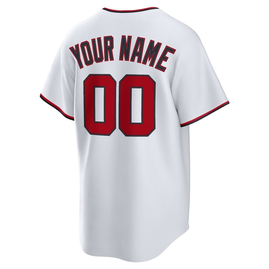 RONEY Custom W.Nationals White Home Replica Stitched Jersey