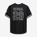 RONEY D.Tigers #29 Tarik Skubal Fanatics Black White Big & Tall Heavyweight Mesh Stitched Jersey