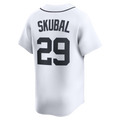 RONEY D.Tigers #29 Tarik Skubal White Home Limited Player Stitched Jersey