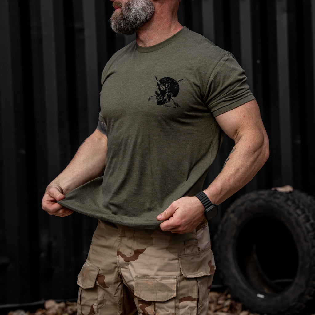 Death Is Promised. Mercy Is Earned Men's T-Shirt