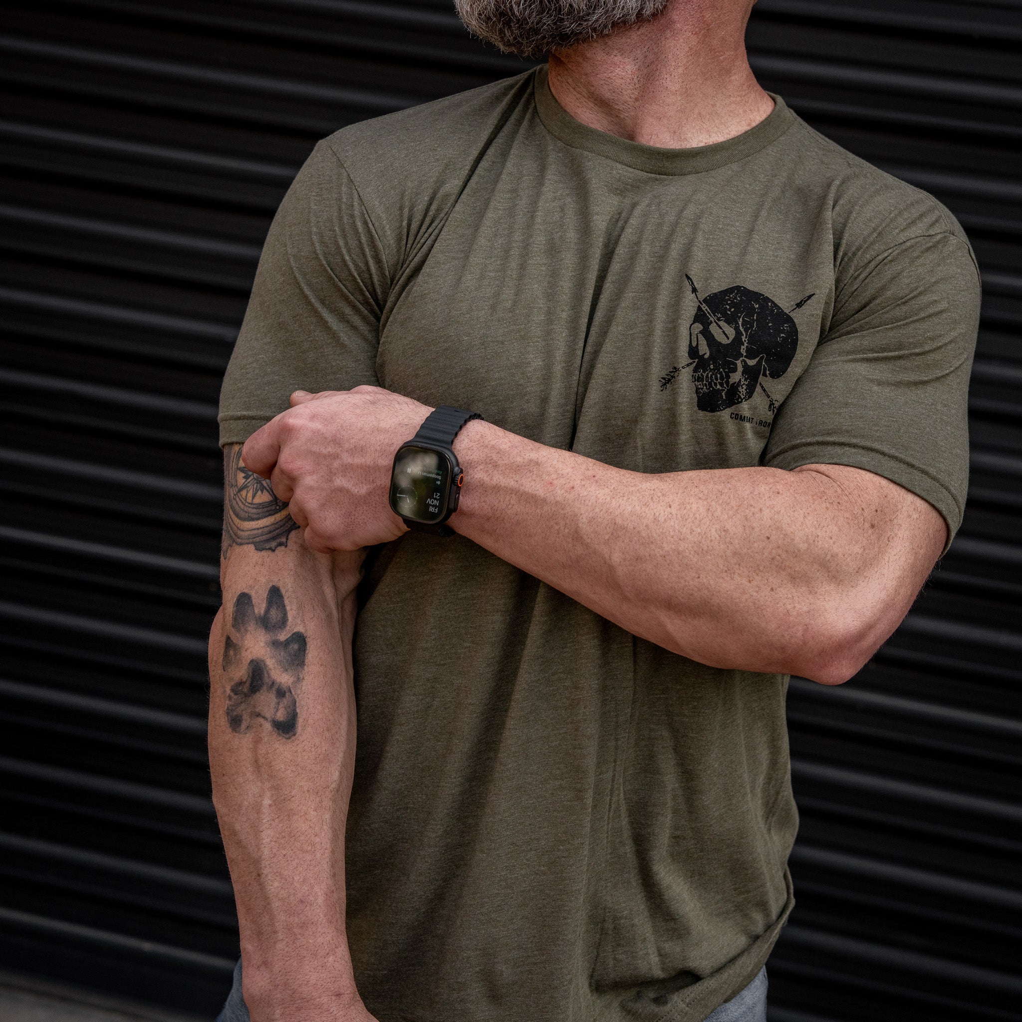 Death Is Promised. Mercy Is Earned Men's T-Shirt