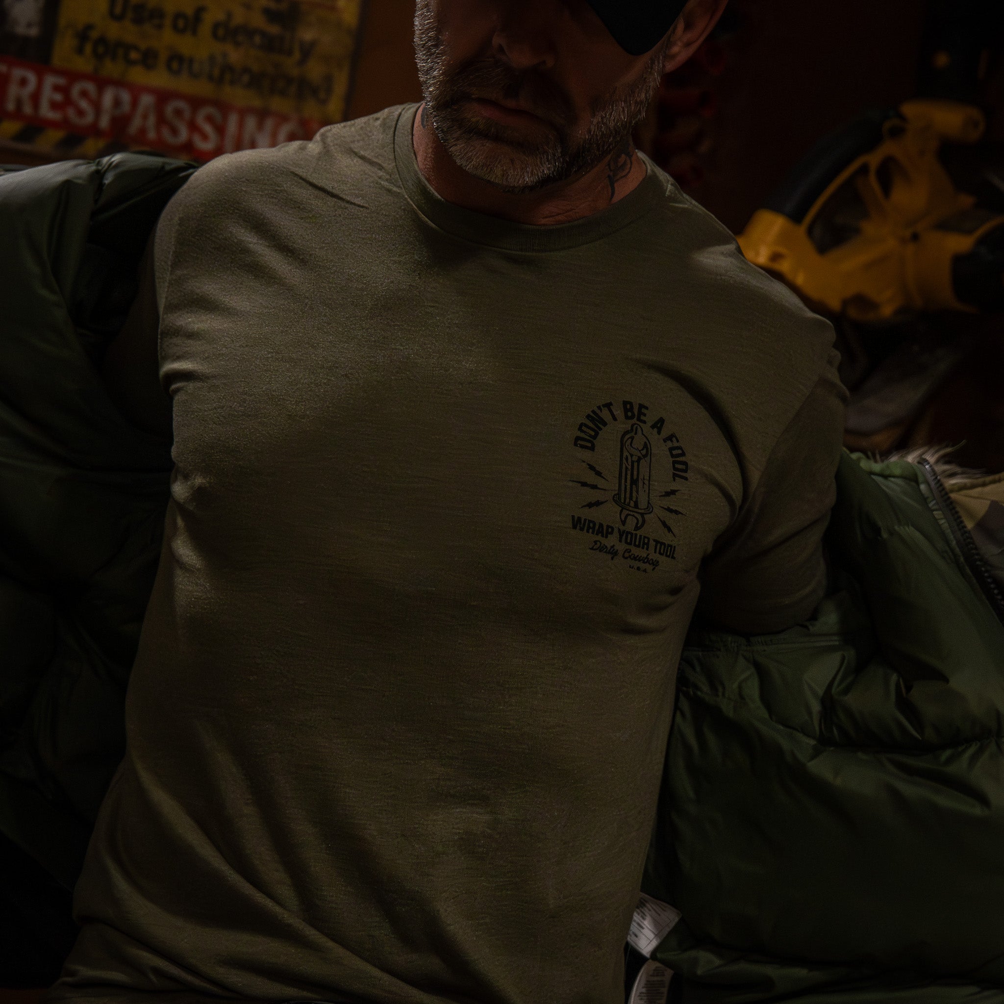 Don't Be a Fool. Wrap Your Tool Men's T-Shirt