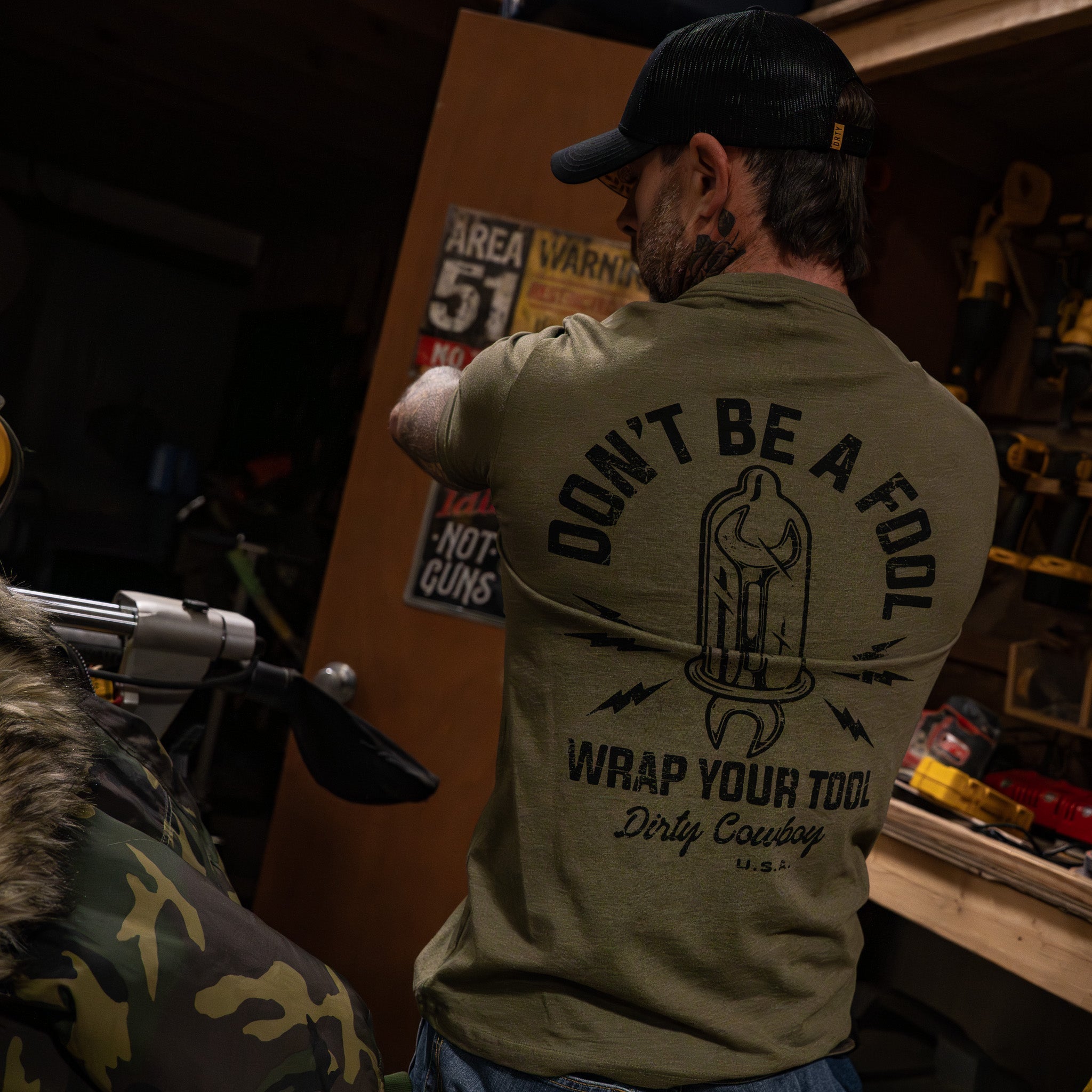 Don't Be a Fool. Wrap Your Tool Men's T-Shirt