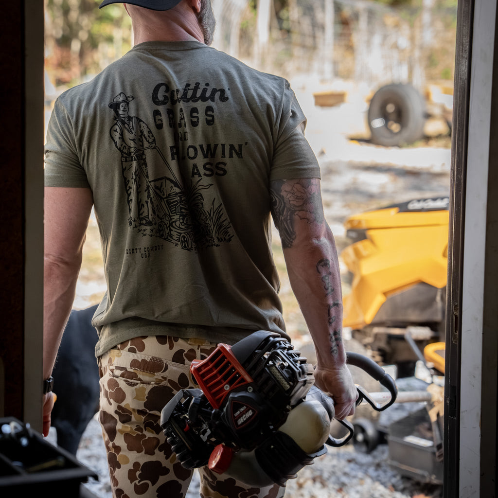 Cutting Grass & Plowin' Ass Men's T-Shirt