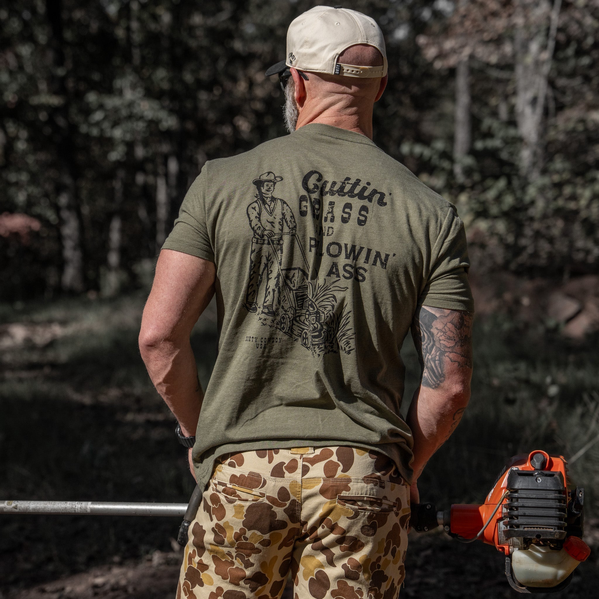Cutting Grass & Plowin' Ass Men's T-Shirt