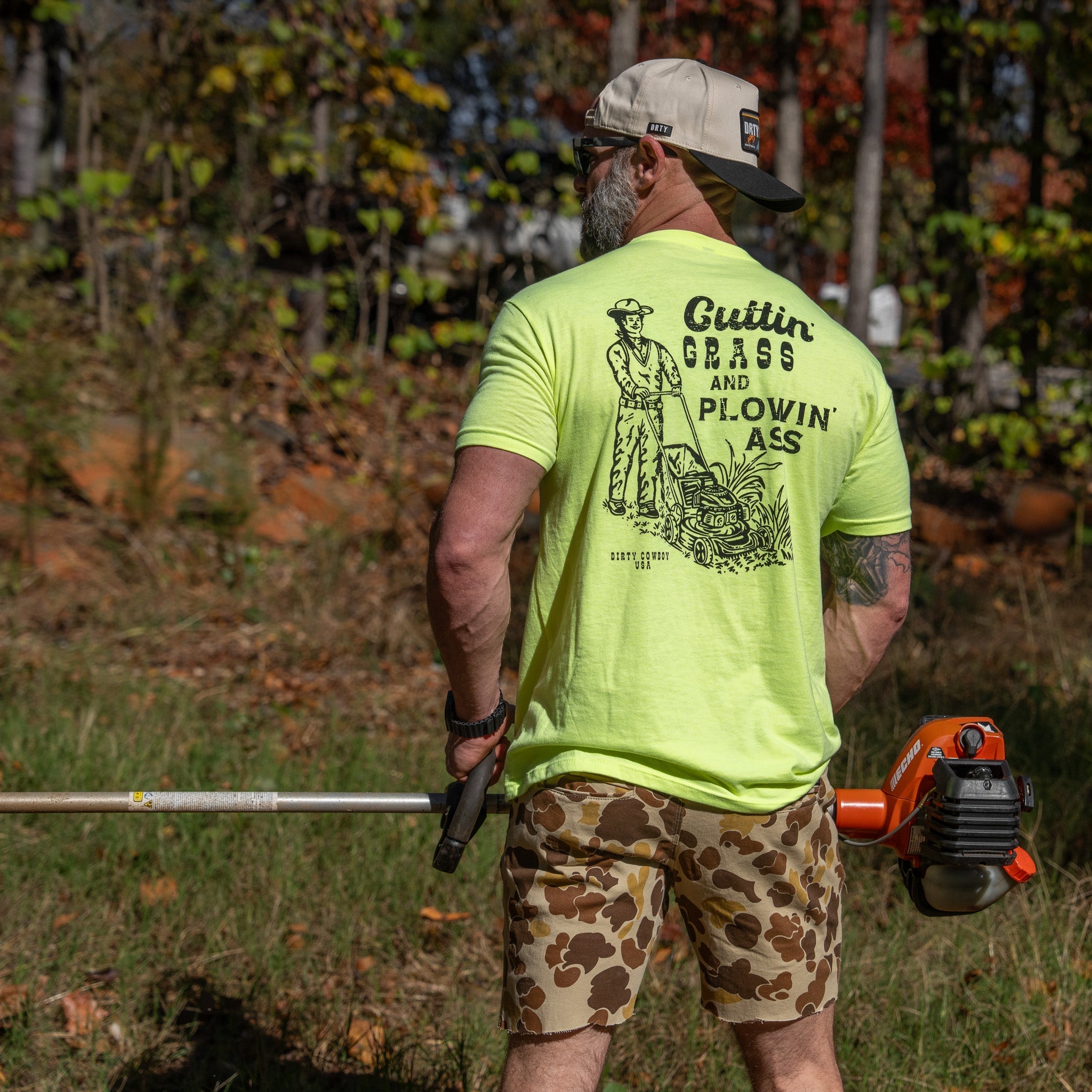Cutting Grass & Plowin' Ass Men's T-Shirt