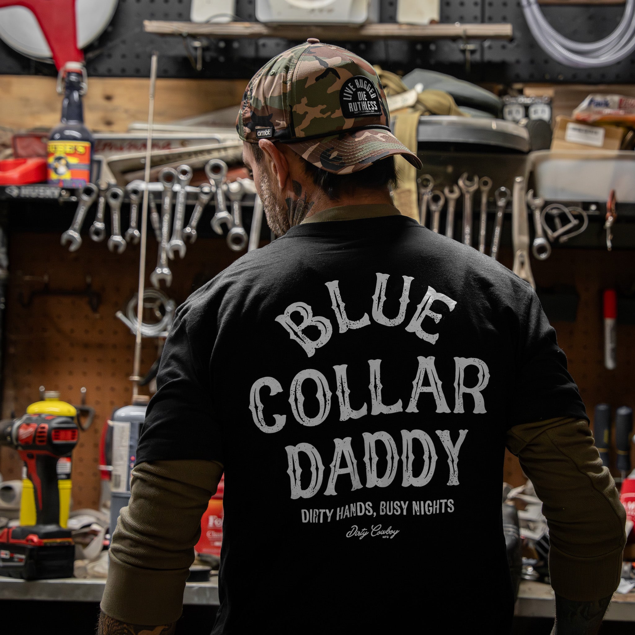 Blue Collar Daddy Men's T-Shirt