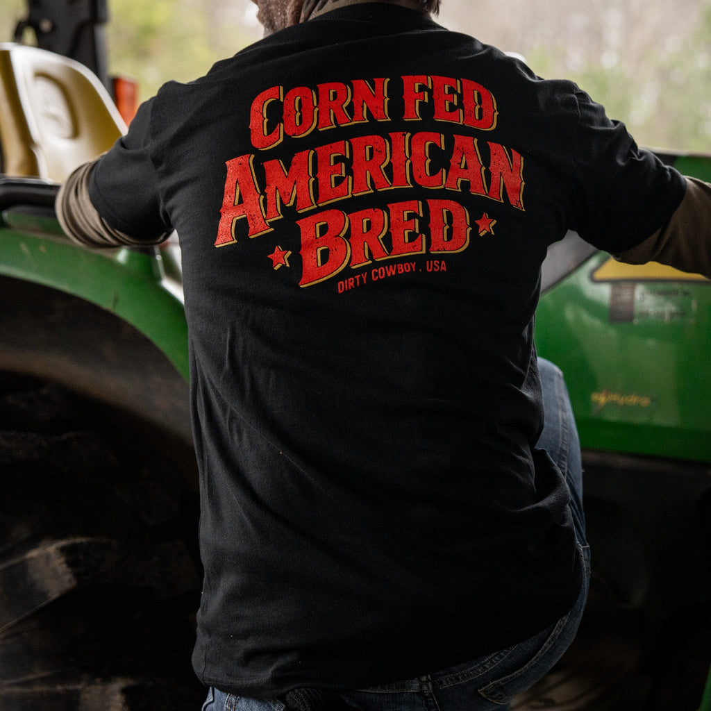 Corn Fed. American Bred Men's T-Shirt