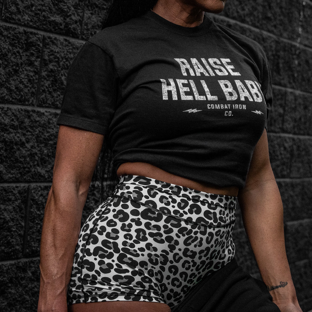 Raise Hell Baby Women's Crop T-Shirt
