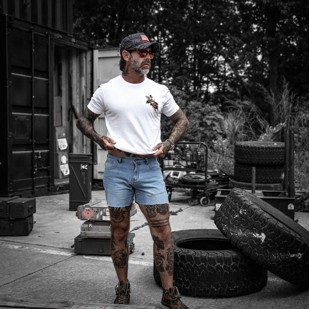 Ride 'Em Raw Saddles Are For Sissy's Men's T-Shirt
