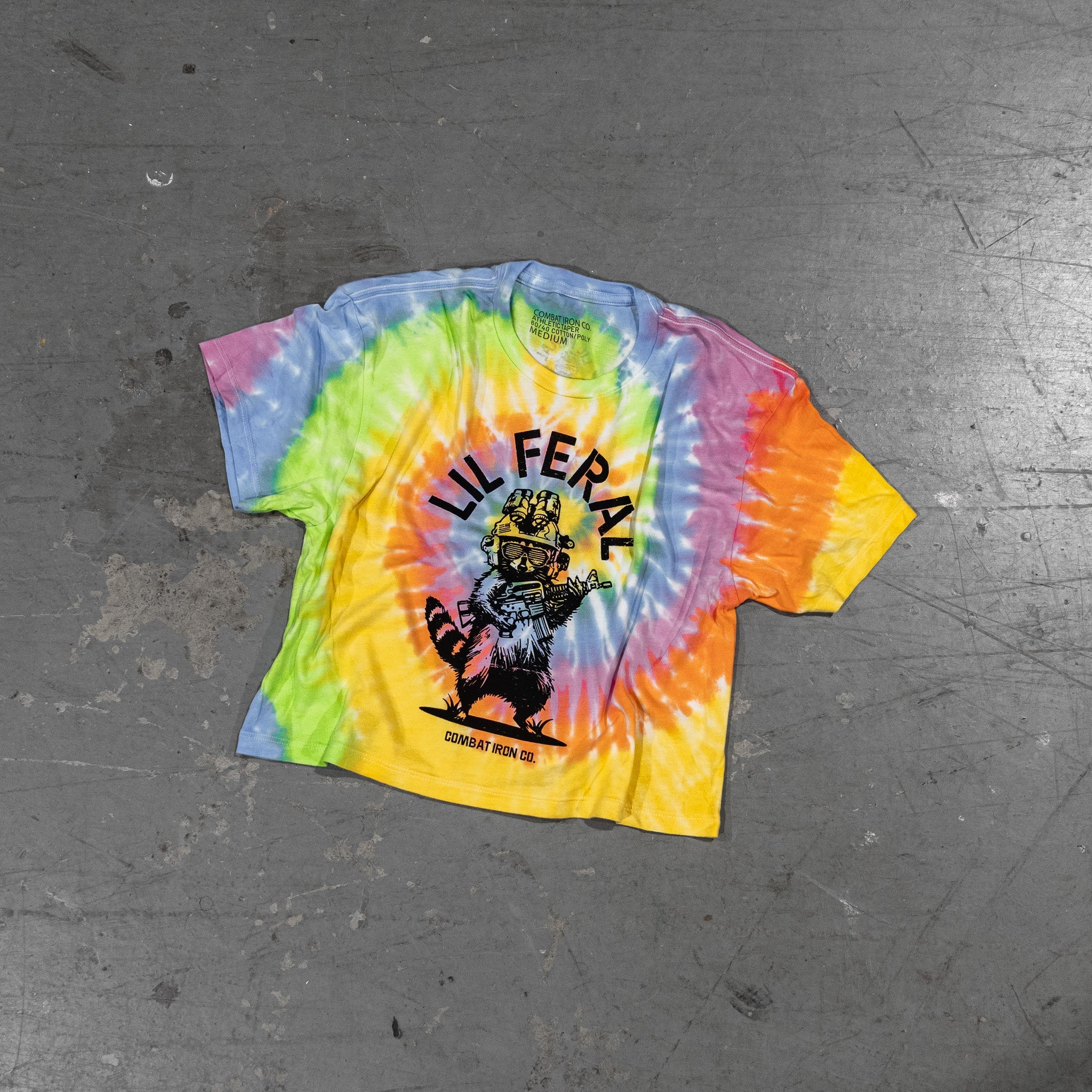 Lil Feral Raccoon Women's Crop T-Shirt