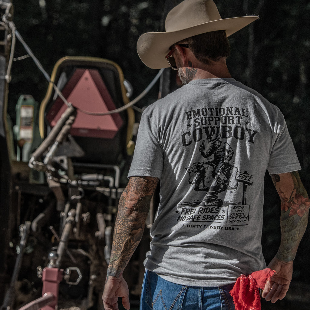 Emotional Support Cowboy Men's T-Shirt