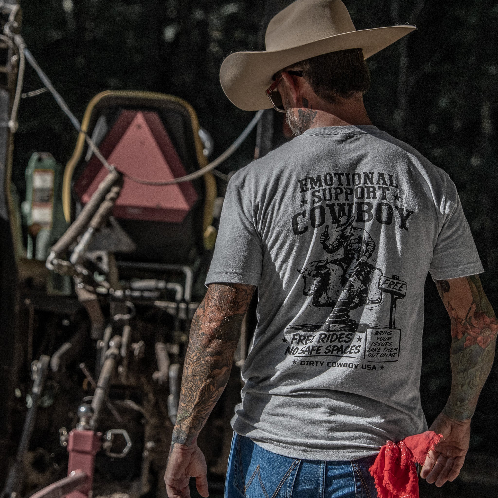 Emotional Support Cowboy Men's T-Shirt