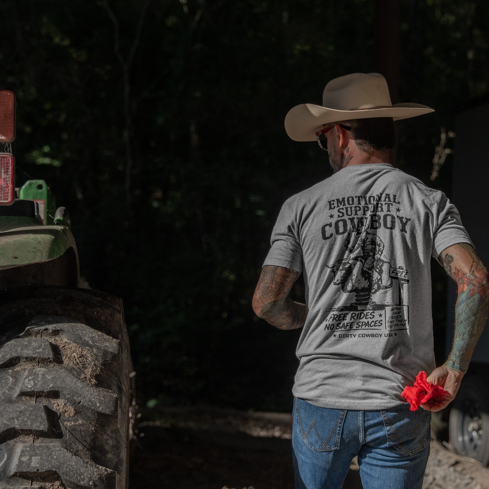 Emotional Support Cowboy Men's T-Shirt