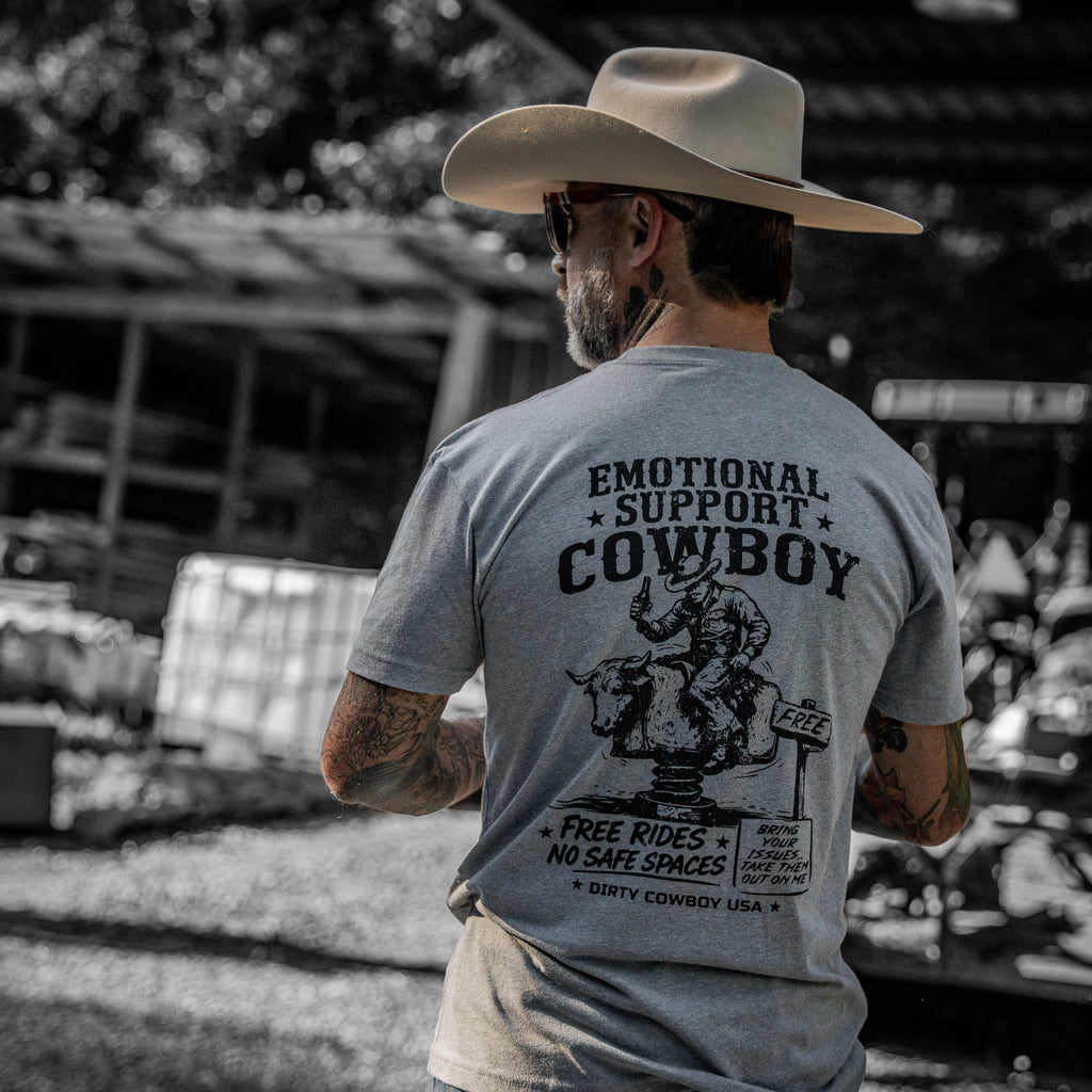 Emotional Support Cowboy Men's T-Shirt
