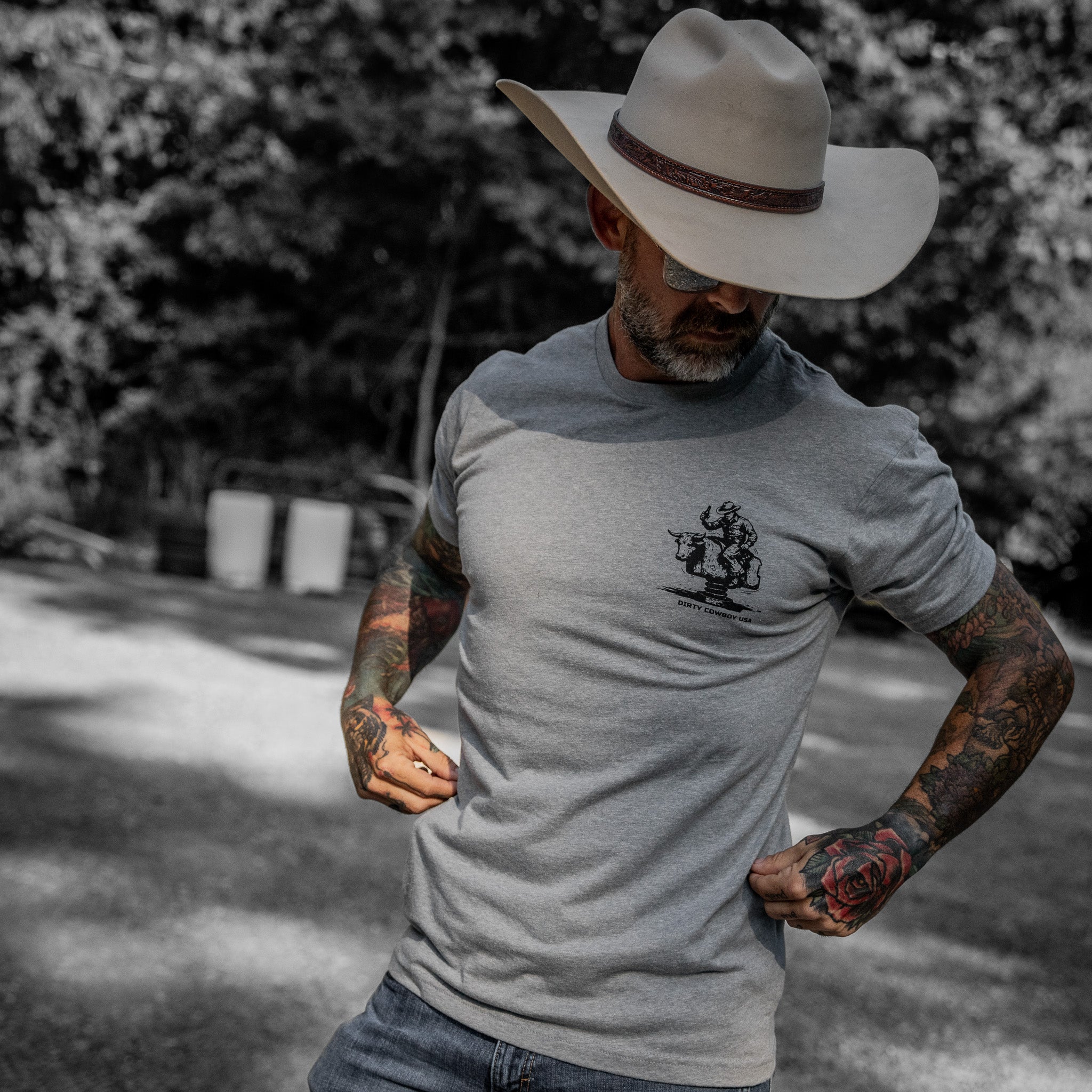 Emotional Support Cowboy Men's T-Shirt